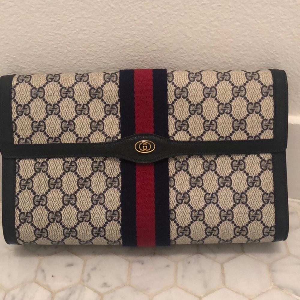Vintage Gucci Large Clutch